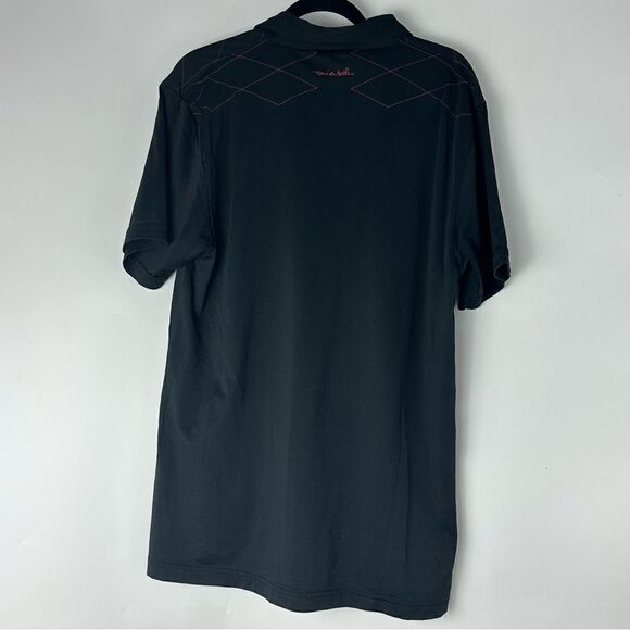 TRAVIS MATHEW Men's Black Collared Golf Polo Pima Cotton sz L - Picture 5 of 7